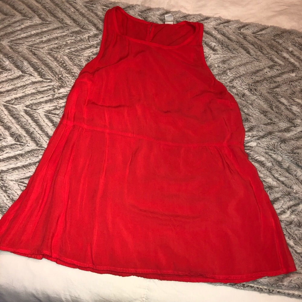 Peplum tank top